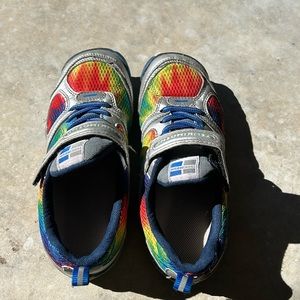 Tsukihoshi kids size 10 sneakers tie-dye